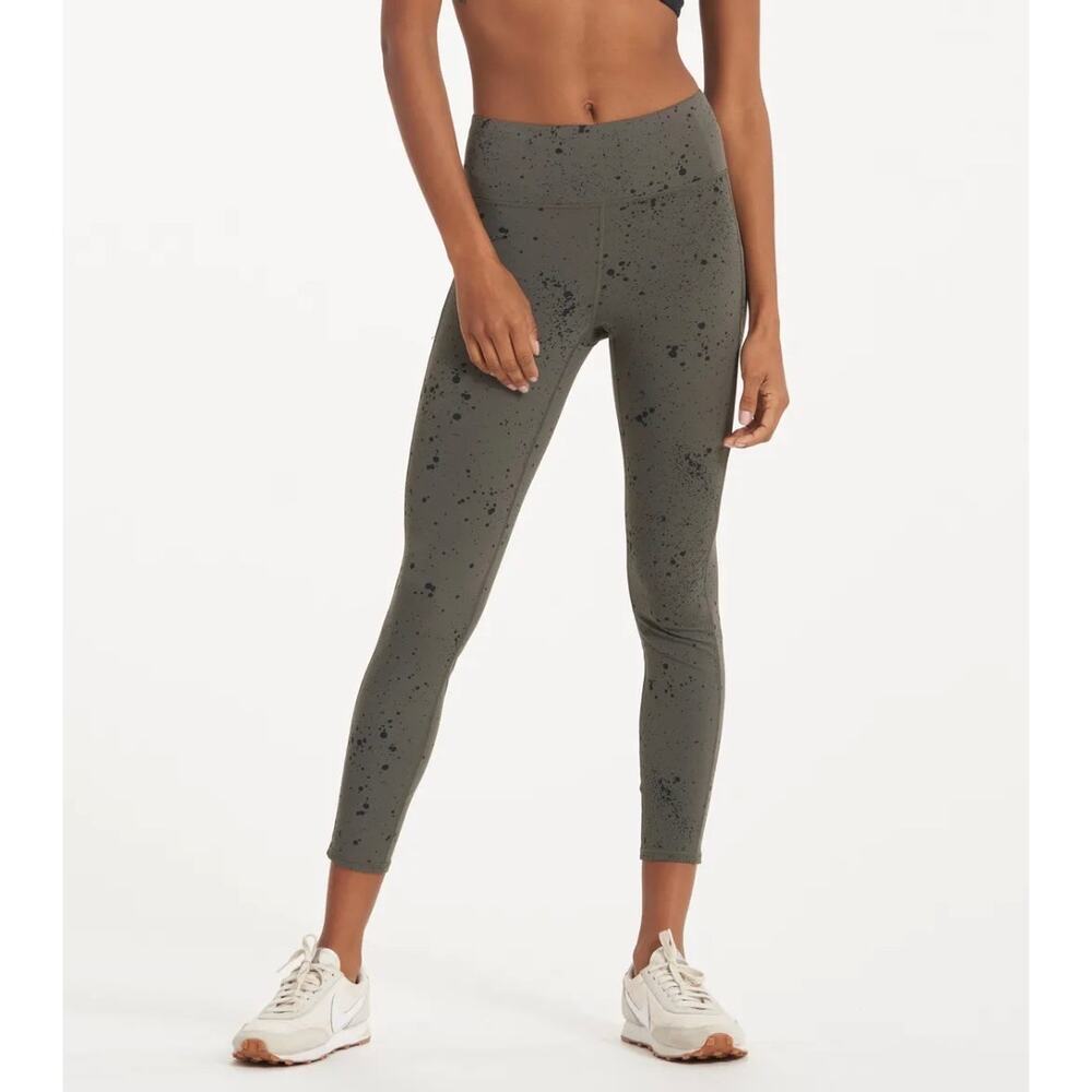 Vuori Stride Legging Women's Small Gray/Black